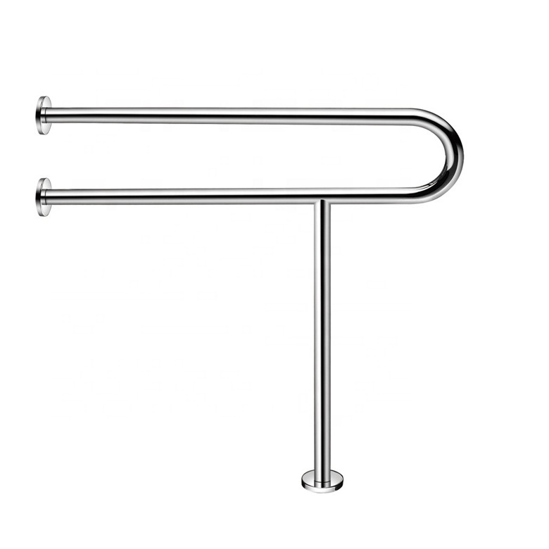 SUS 304 Stainless Steel Bathroom Accessories safety grab rails toilet safety handle handrail for disabled hospital use